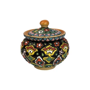 قندان سفالی میناکاری شده